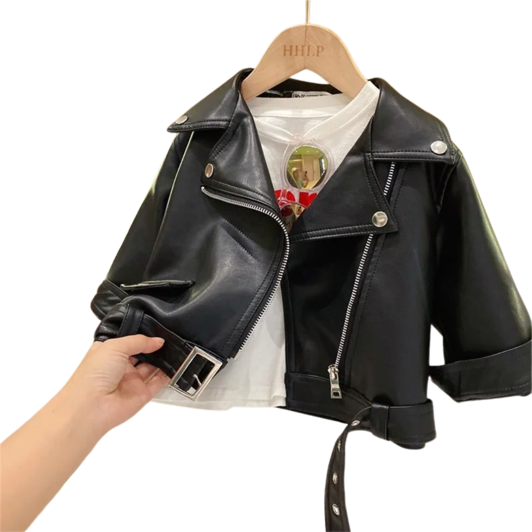 Children's Leather Style Jacket