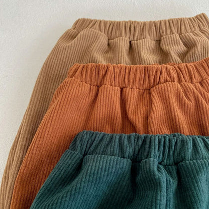 Children's Set Corduroy Comfortable Breathable