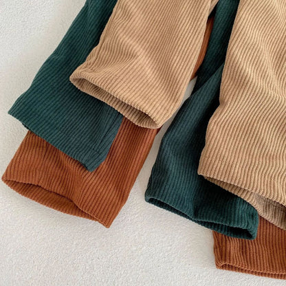 Children's Set Corduroy Comfortable Breathable