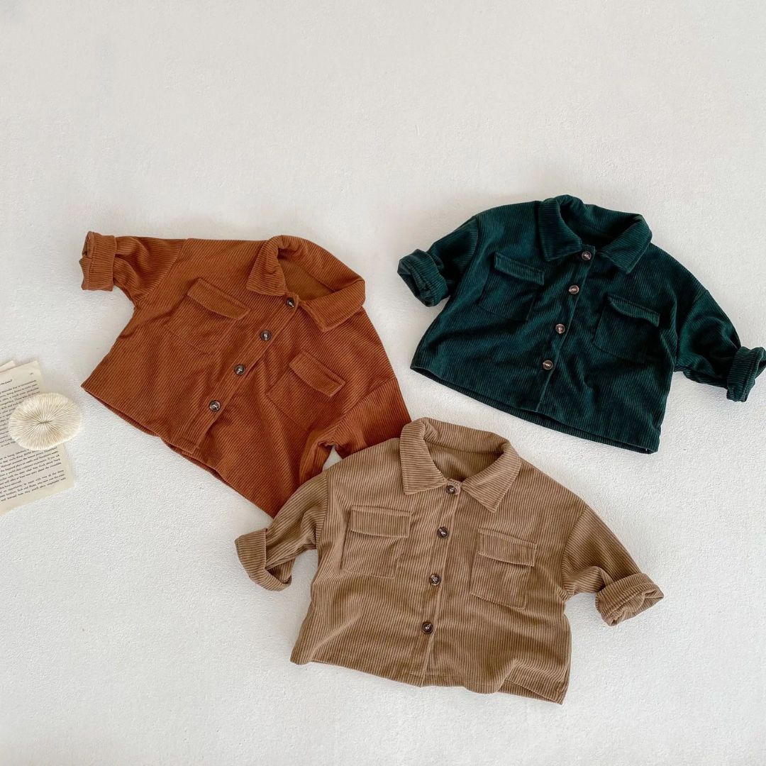 Children's Set Corduroy Comfortable Breathable