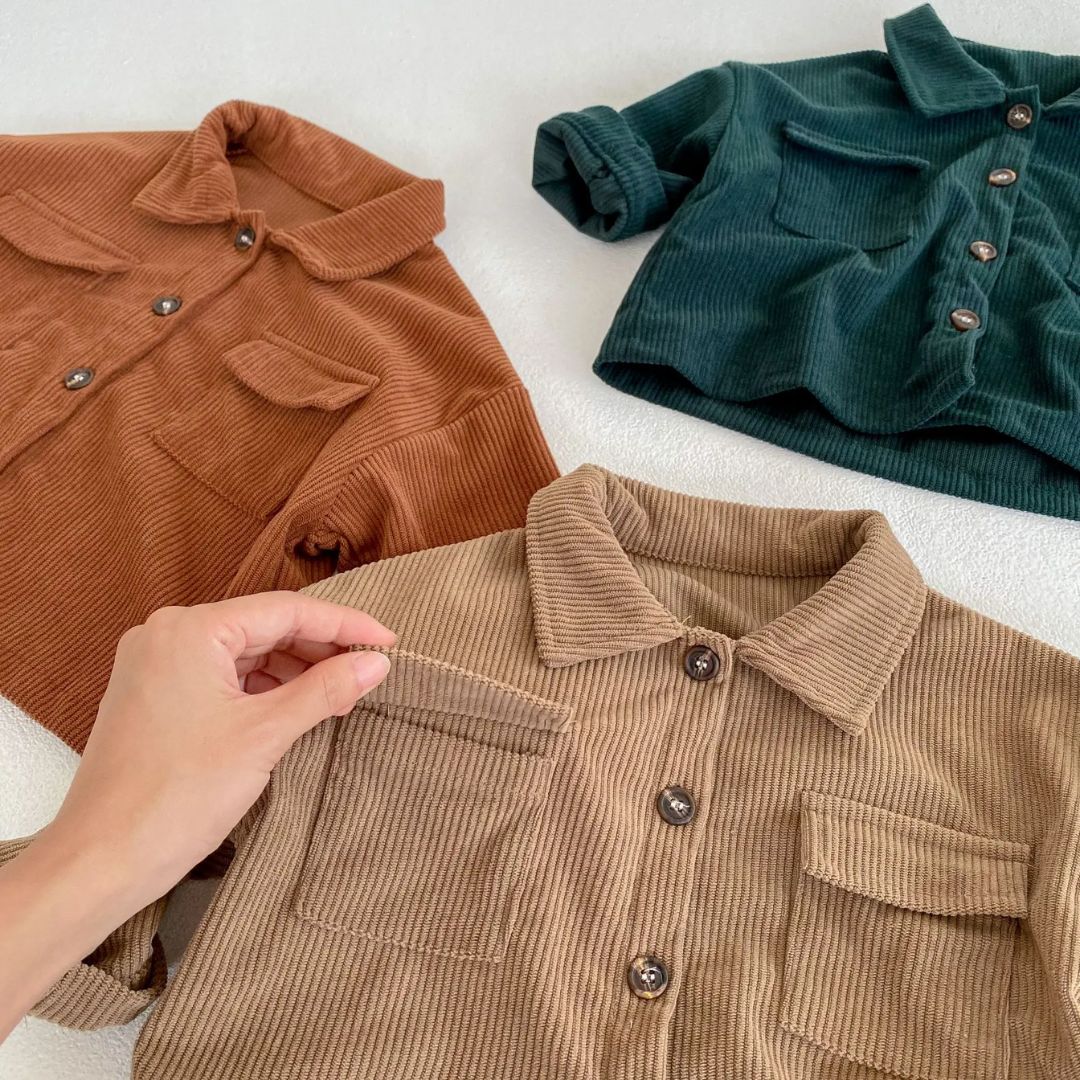 Children's Set Corduroy Comfortable Breathable