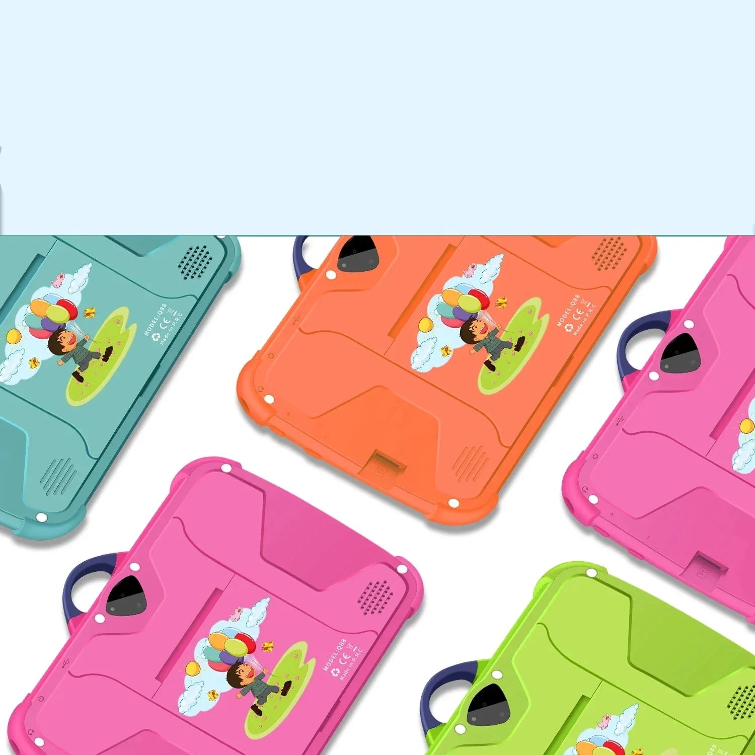 Children's Tablet 7.0 Inch Quad Core With Cartoon Pattern For Kids
