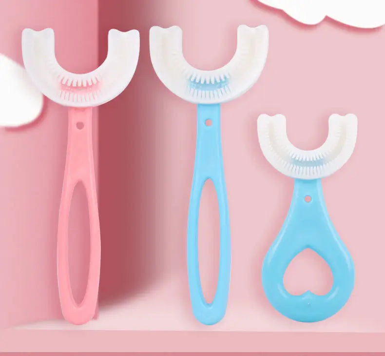 Children's U-shaped Silicone Toothbrush