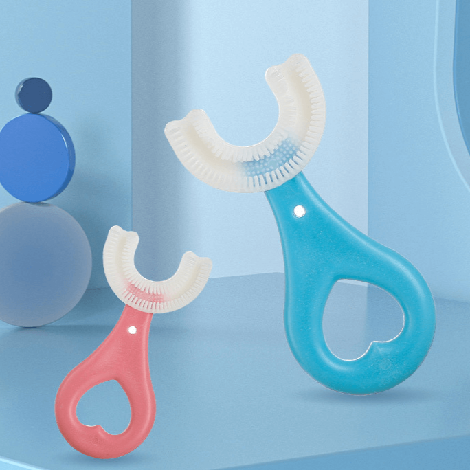 Children's U-shaped Silicone Toothbrush