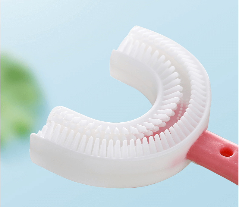 Children's U-shaped Silicone Toothbrush