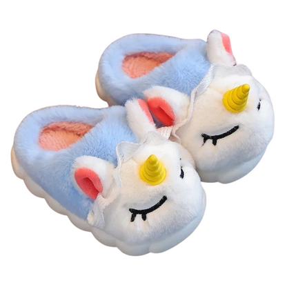 Children's Unicorn Plush Slippers