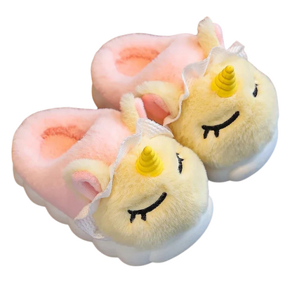 Children's Unicorn Plush Slippers