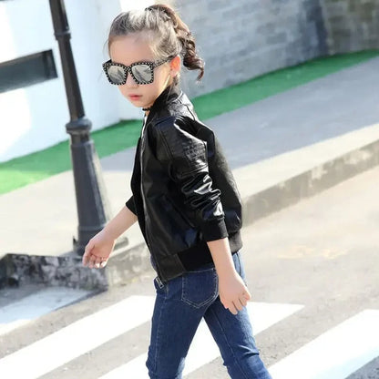 Children's leather style jacket