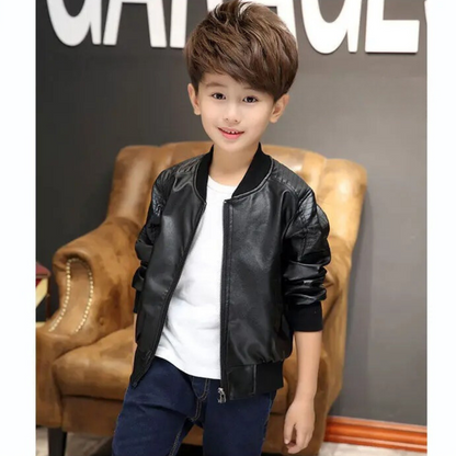 Children's leather style jacket