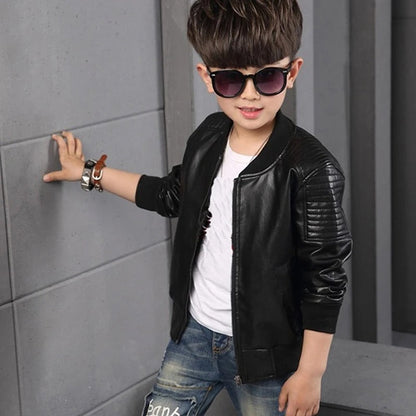 Children's leather style jacket