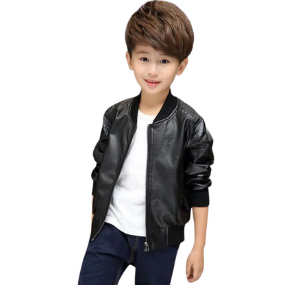 Children's leather style jacket