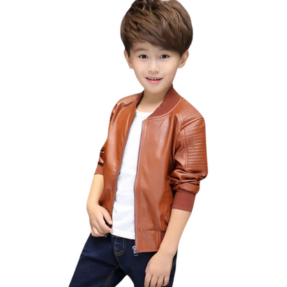 Children's leather style jacket