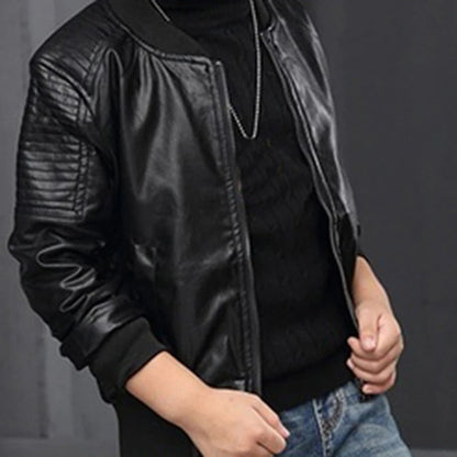 Children's leather style jacket
