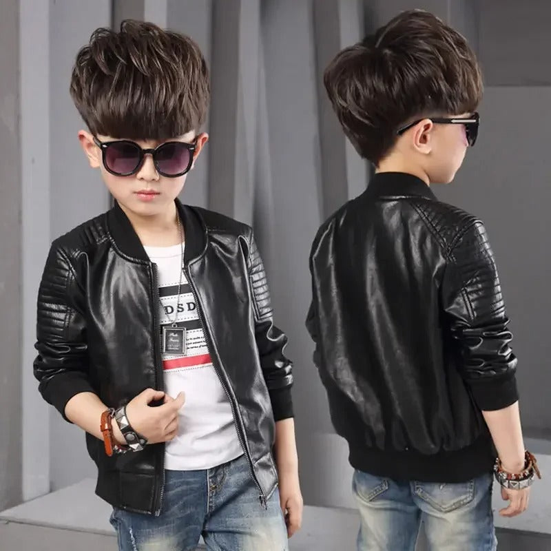 Children's leather style jacket