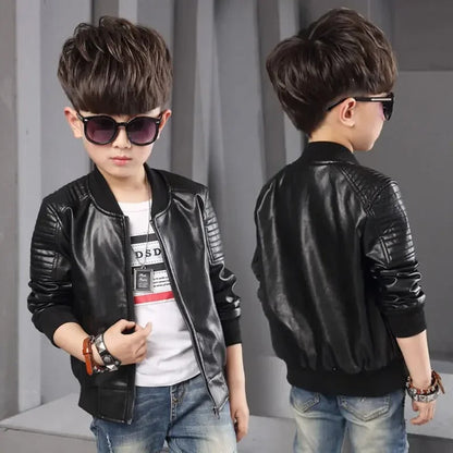 Children's leather style jacket