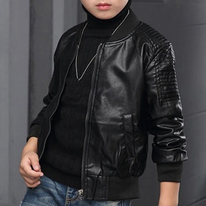 Children's leather style jacket