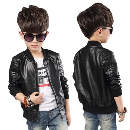 Children's leather style jacket