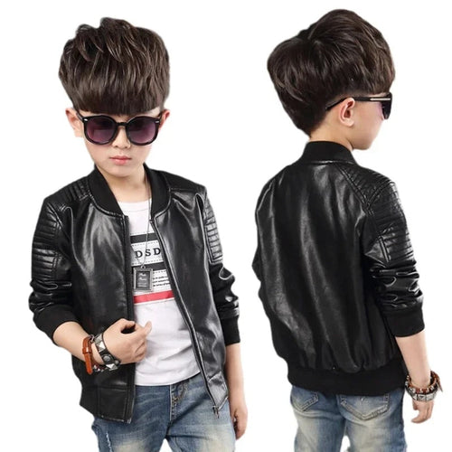 Children's leather style jacket