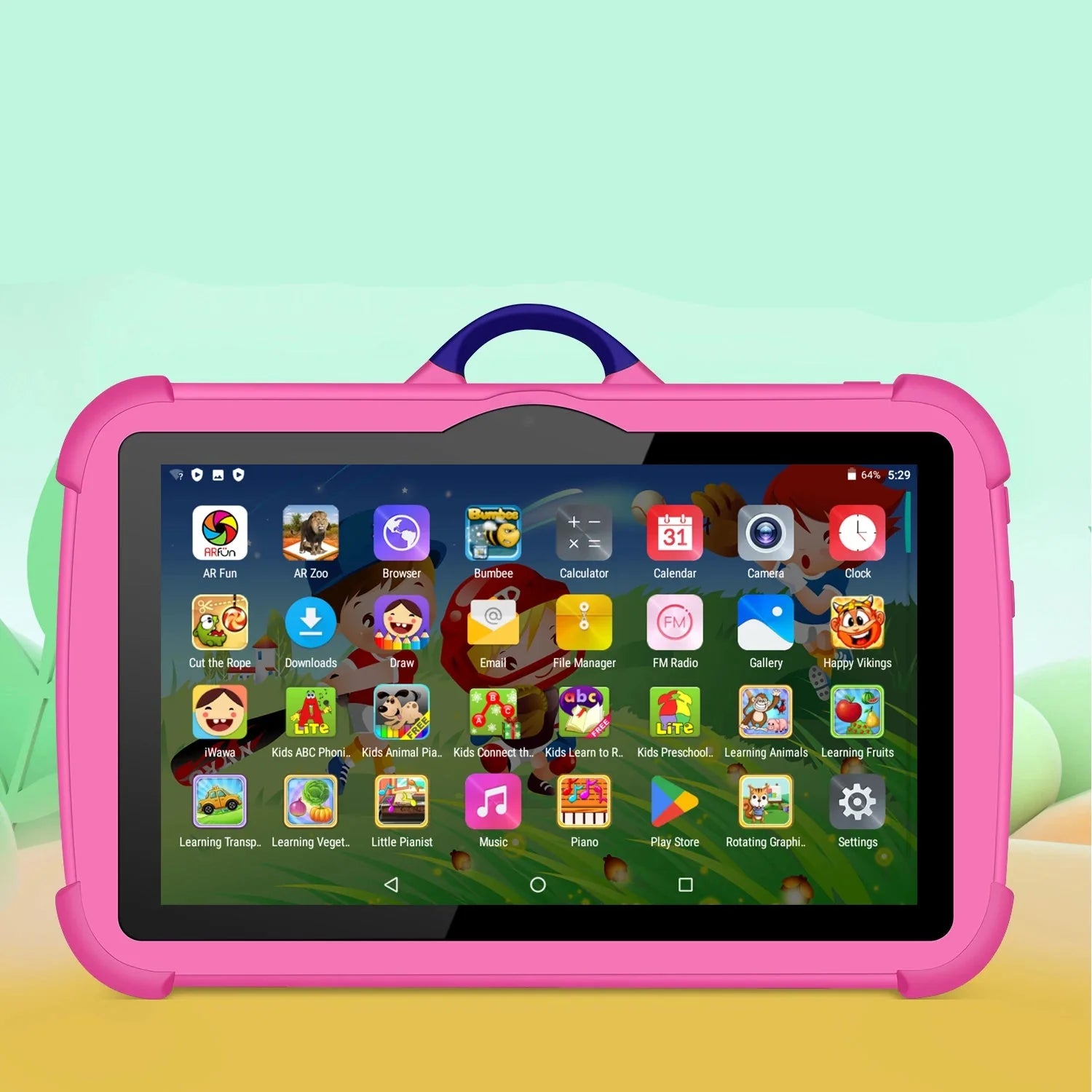 Children's tablet 7 Inch Quad Core with 4GB RAM and 64GB ROM