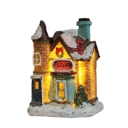 Christmas tableau Village houses