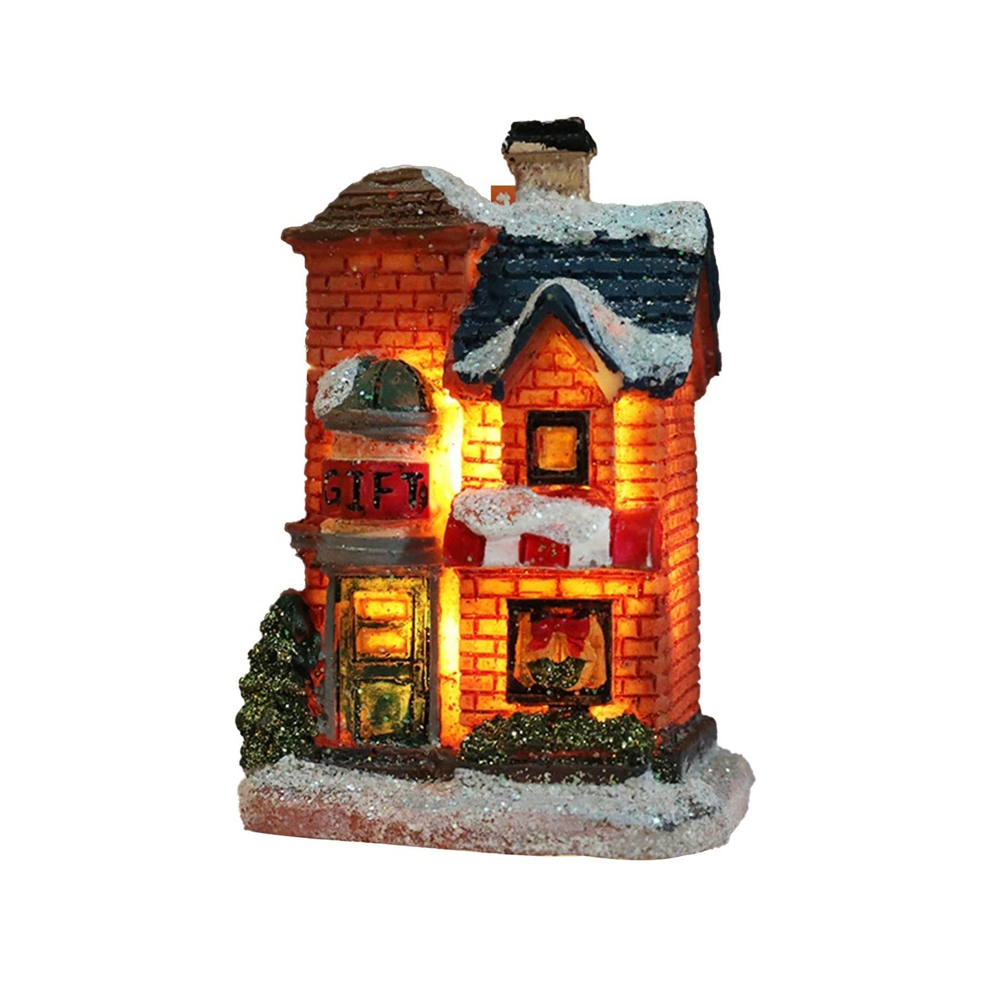 Christmas tableau Village houses