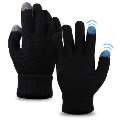 Classic Knitted Style Touchscreen Gloves