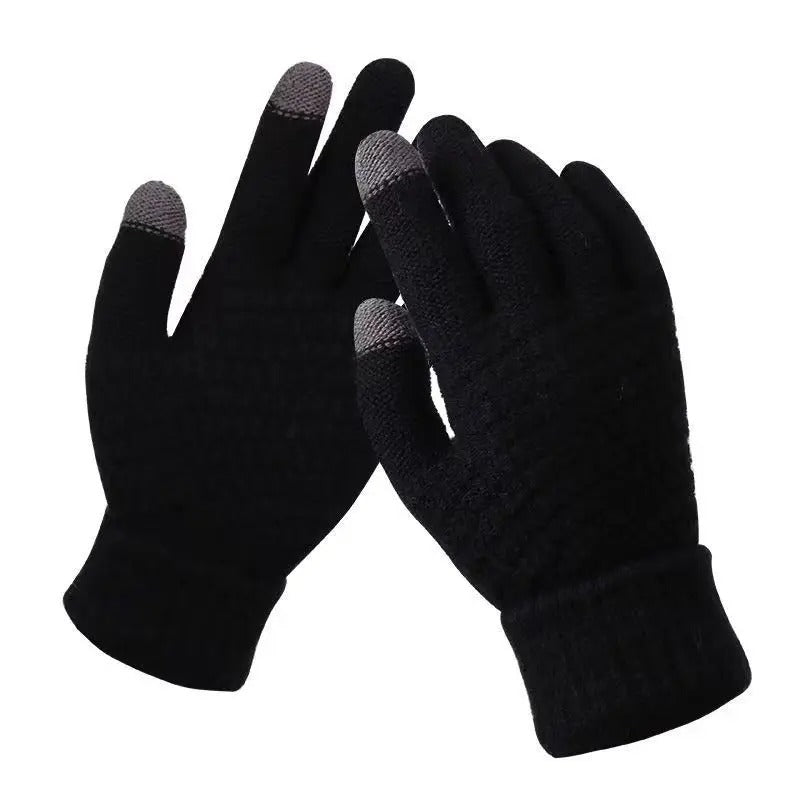 Classic Knitted Style Touchscreen Gloves