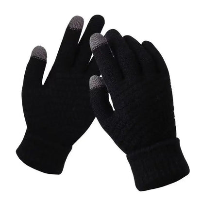 Classic Knitted Style Touchscreen Gloves