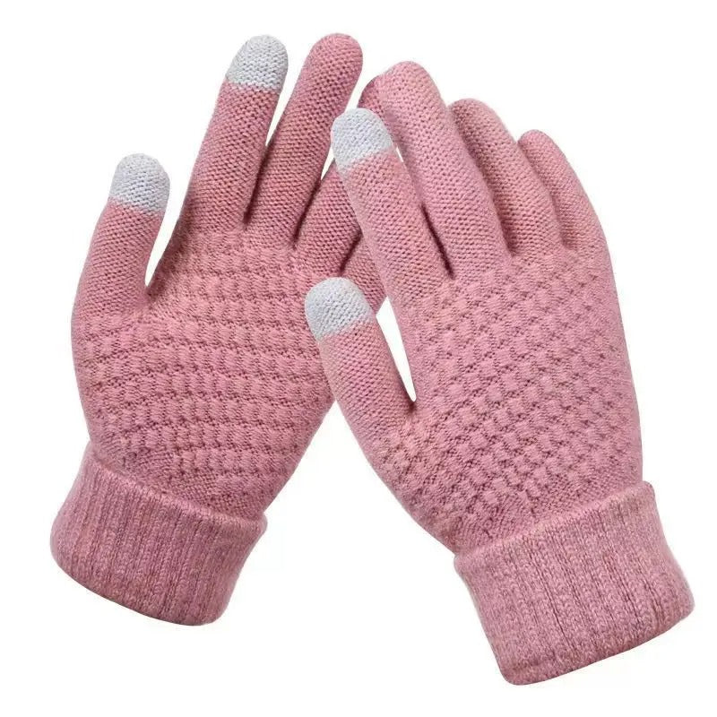 Classic Knitted Style Touchscreen Gloves