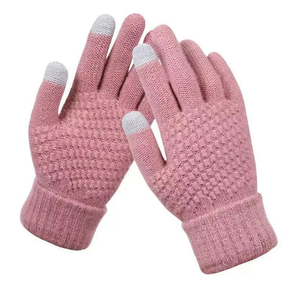 Classic Knitted Style Touchscreen Gloves
