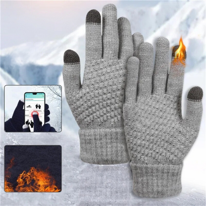 Classic Knitted Style Touchscreen Gloves