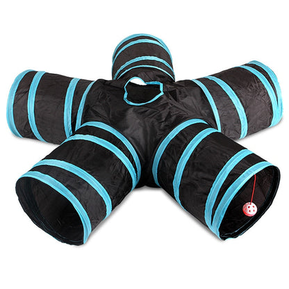 Collapsible cat tunnel
