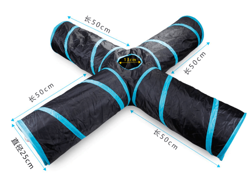 Collapsible cat tunnel