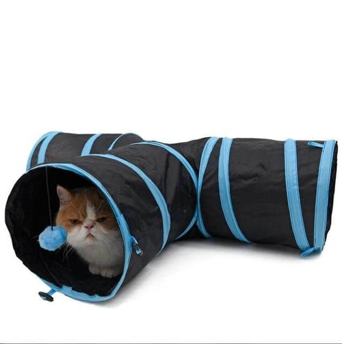 Collapsible cat tunnel