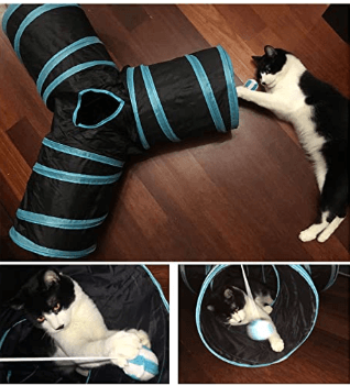 Collapsible cat tunnel