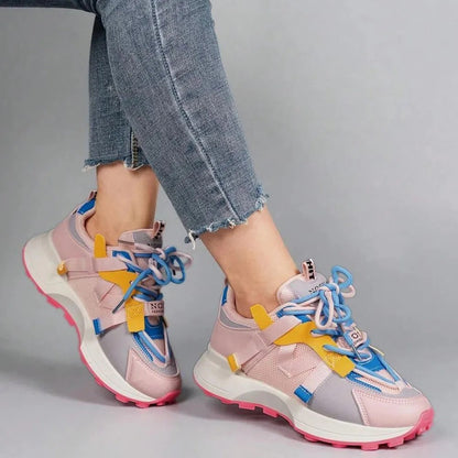 Colorblock women's trainers