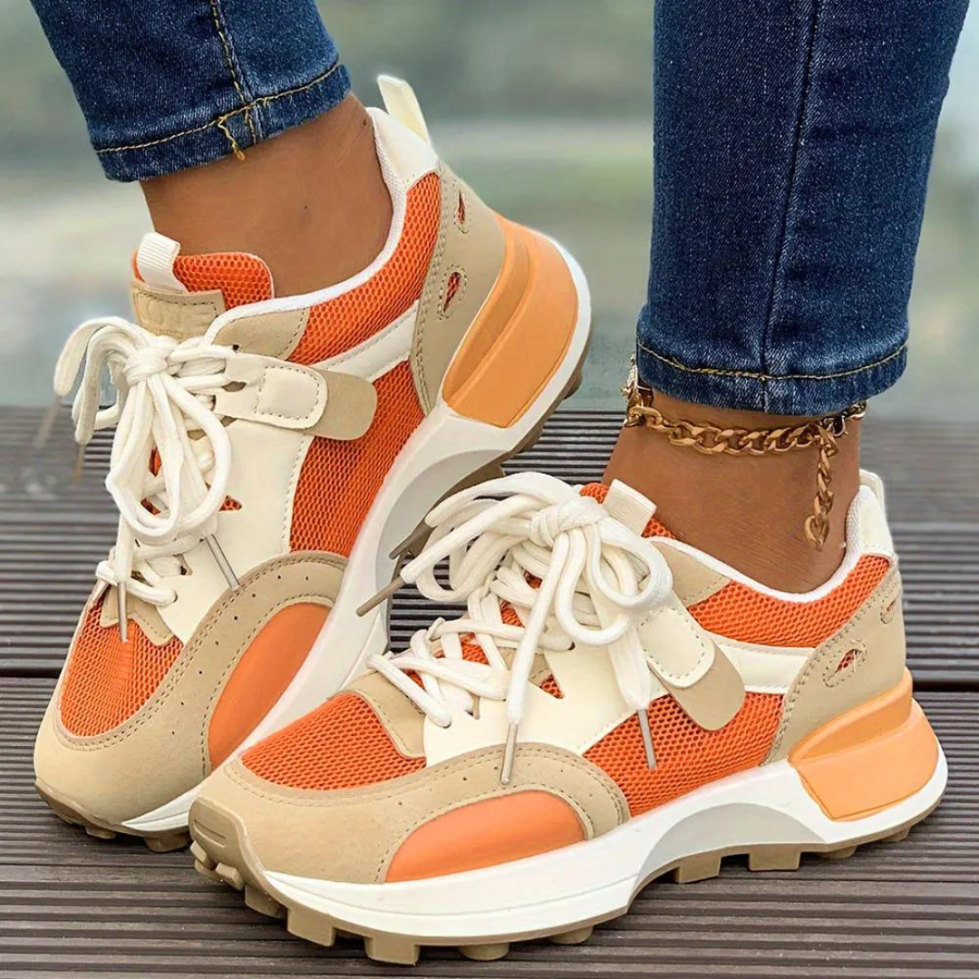 Colorblock women's trainers