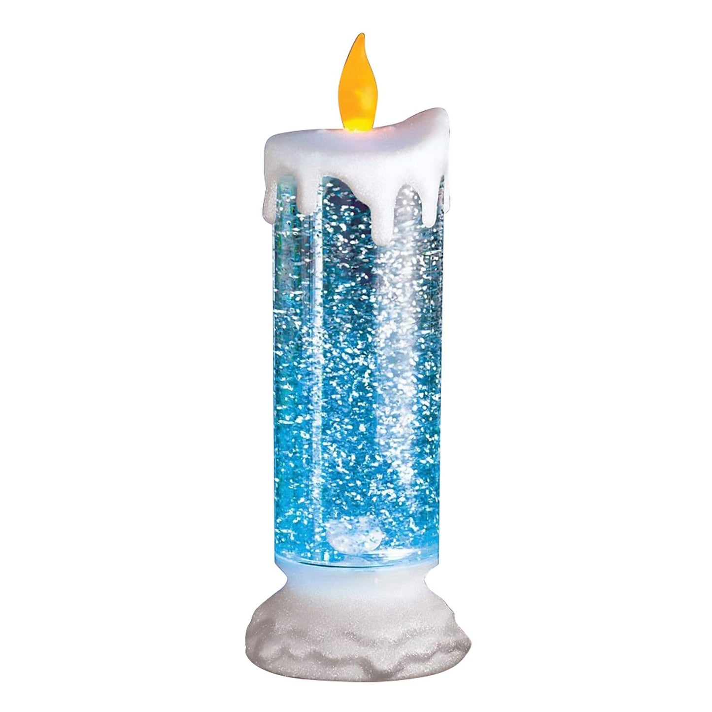 Colour-changing LED Water Candle with Glitter