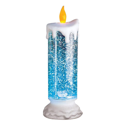 Colour-changing LED Water Candle with Glitter