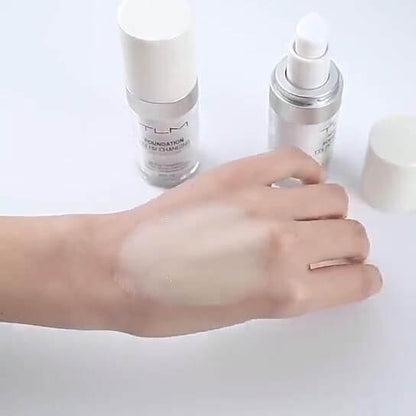 Colour-changing foundation