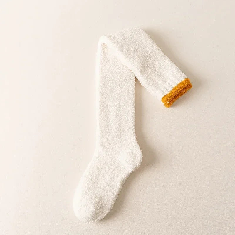 Coral Fleece Over-Knee High Socks