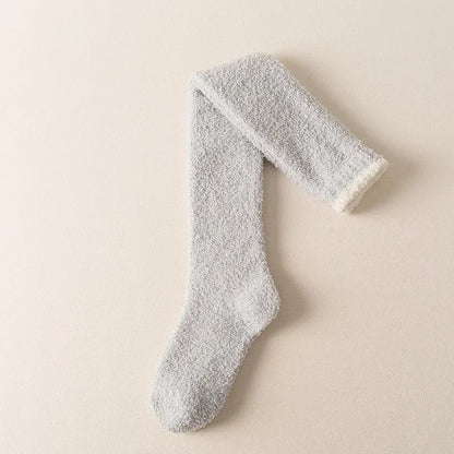 Coral Fleece Over-Knee High Socks