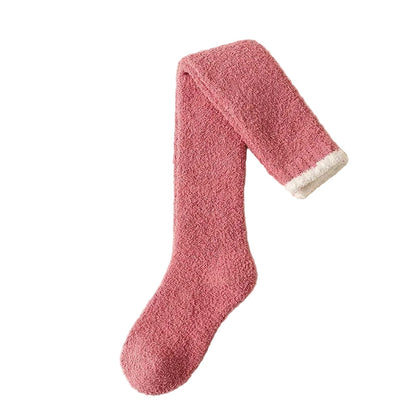 Coral Fleece Over-Knee High Socks