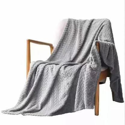 Coral velvet blanket