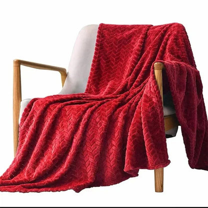 Coral velvet blanket