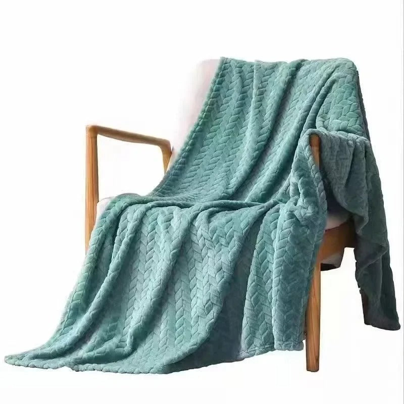 Coral velvet blanket