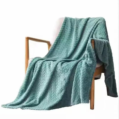 Coral velvet blanket