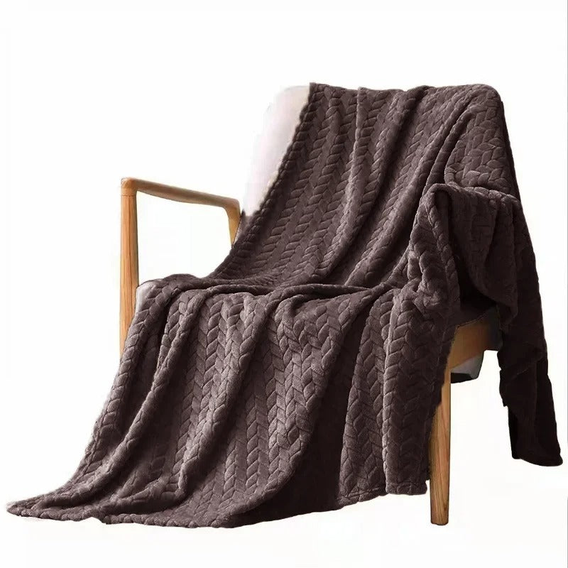Coral velvet blanket