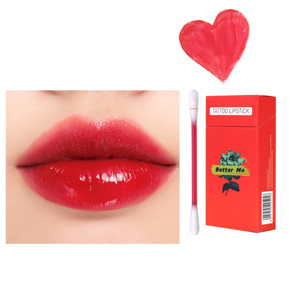 Cotton swab lipstick