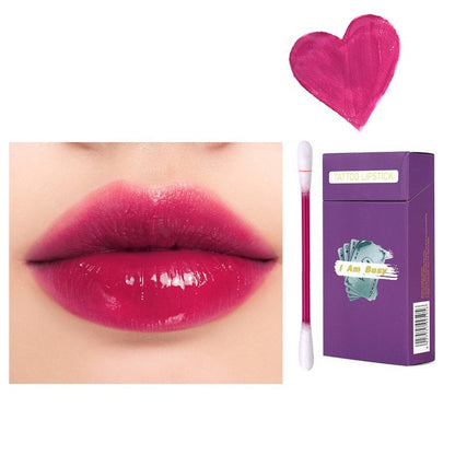 Cotton swab lipstick